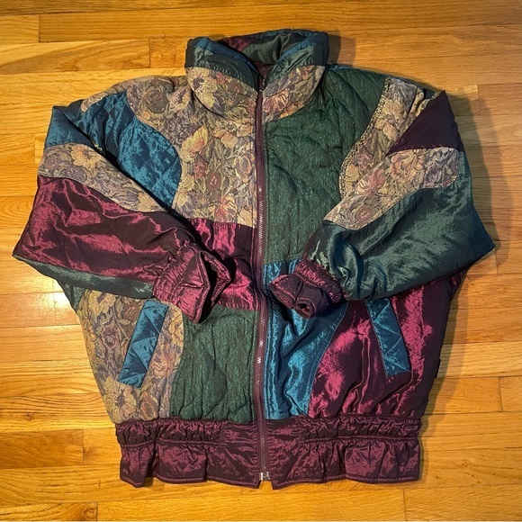 Medium Innovations by Izzi 80’s Patchwork Jacket‎ - Picture 3 of 5